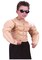 Fun World Boys Bodybuilder Muscle Shirt Kids Halloween Costume Large